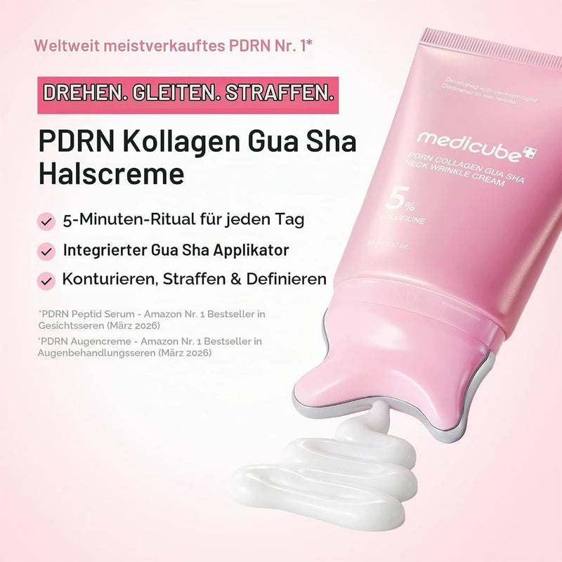 Cremă de gât cu colagen și gua sha